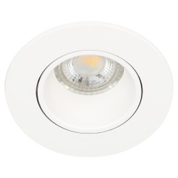 Светильник встраиваемый декоративный KL90 WH MR16/GU5.3 белый, пластиковый (MR16/GU5.3 в комплект не входит)