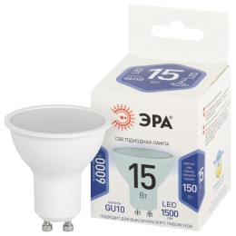Лампа светодиодная 15Вт софит холодный белый свет GU10 STD LED MR16-15W-860-GU10