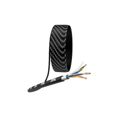 Кабель витая пара F/UTP Cat5e 4x2x24 AWG CU PE наруж. 305м F-4-PE