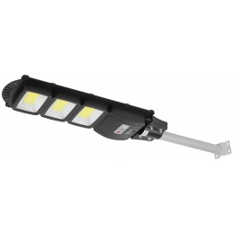 Светильник консольный на солнечной батарее, COB, с кронштейном,60W,с датчиком движения, ПДУ, 1100 Лм, 5000 К, IP65