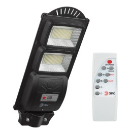 Светильник консольный на солнечных батареях, SMD, 40W, с датчиком движения, ПДУ, 700Лм, 5000К, IP65