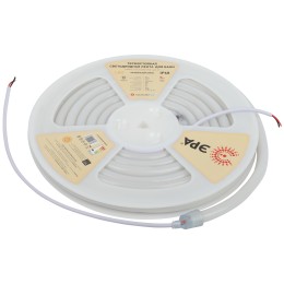 Лента светодиодная термостойкая для бани 9,6Вт/м 24В 3000К IP68 120LED/м LS2835-9,6-120-24-3000K-IP68-3 year-5m