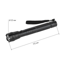 Фонарь TM1W Трофи 1x1W LED, алюм, 2хАА