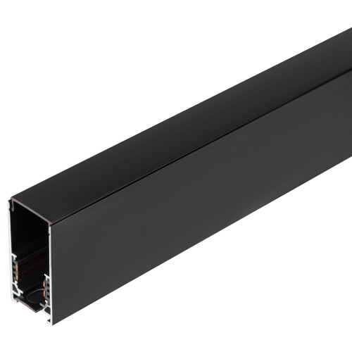 Шинопровод магнитный трековый TRM-S20-200-B накладной 2м 48V черный