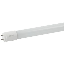 Лампа светодиодная LED 10 Вт 910Лм 4000К трубка, стекло нейтральный G13 190-260В LED T8-10W-840-G13-600mm Red Line