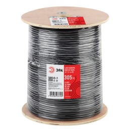 Кабель витая пара F/UTP Cat5e 4x2x24 AWG CU PE наруж. 305м F-4-PE