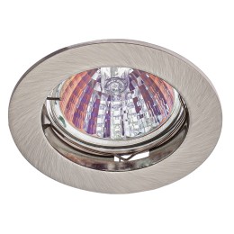 Светильник встраиваемый литой MR16 KL1 CH ,12V, 50W хром (100/3000)