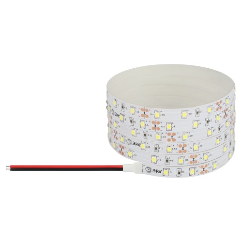 Лента светодиодная 4,8Вт/м 12В 6500К IP20 60LED/м LS2835-60LED-IP20-W-eco-5м