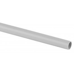 Труба ПВХ гладкая жесткая TRUB-16-2-PVC 2х метровая легкая серая d 16мм 104м