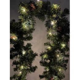 Гирлянда LED Нить 5 м теплый свет, АА ENIN -5NW