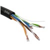 Кабель витая пара U/UTP 4x2x24AWG Cat5e CCA PE наруж. 305м ЭРА SIMPLE UL-4-PE-A