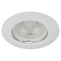 Светильник штампованный MR16,12V/220V, 50W белый ST3 WH