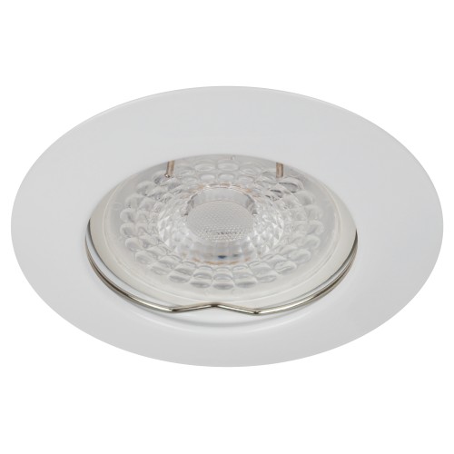 Светильник штампованный MR16,12V/220V, 50W белый ST3 WH