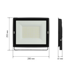 Прожектор светодиодный ДО-150 Вт 6500К 15000 Лм IP65 черный 150w холодный 200-240В LPR-023-0-65K-150 Б0052027 ЭРА