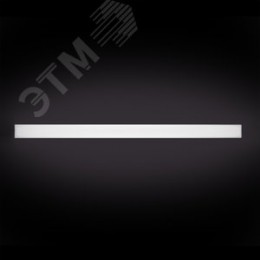 Светильник линейный светодиодный ДПО 48Вт 4000K 5500Лм 1180x70x55 черный подвесной SML-10-WB-40K-B48