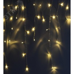 Гирлянда LED Бахрома 1,8х0,5 м теплый свет 8 режимов 220V, IP20 100/800 ENIB-01B