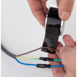 Изолента PRO PROSS25 силиконовая самослипающаяся 25 мм х 3 м черная