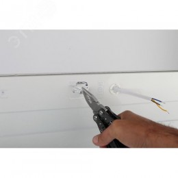 Светильник светодиодный ДВО/ДПО SPO-6-72-6K-P 72Вт 6500К 6500Лм IP40 595х595 призма с проводом