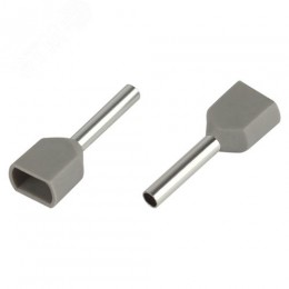 Наконечник-гильза с изолированным фланцем (упаковка 50 шт.) NO-225-98 НШвИ(2) 0,75-10