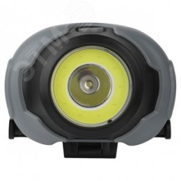 Фонарь налобный светодиодный 5Вт 310Лм IP40 SMD+COB 3 режима на батарейках 3xAAA (в комплект не входят) GB-710 Криптон