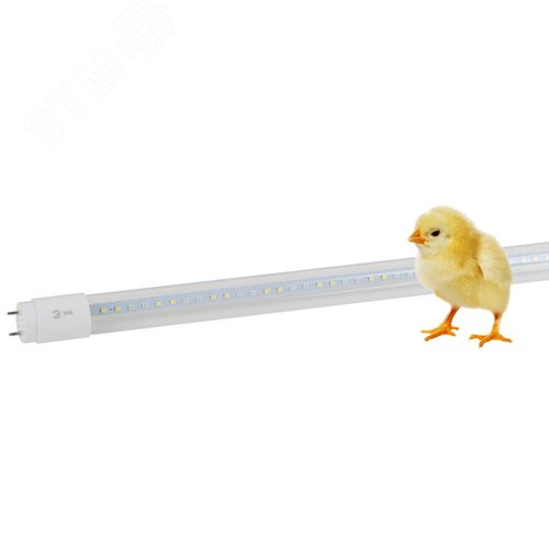 Лампа светодиодная полноспектральная Т8 с красными и белыми светодиодами для профессионального выращивания растений FITO-18W-Ra90-Т8-G13-NL