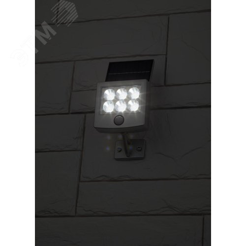 Прожектор с датчиком движения, на солнечной батарее, 6LED, 150 lm ERAFS048-08