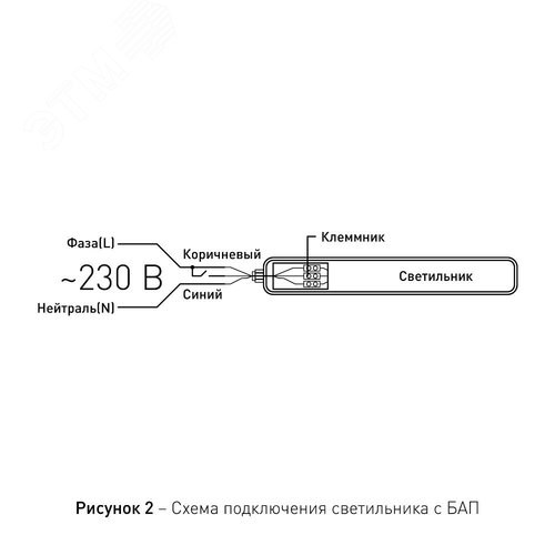 Светильник линейный светодиодный SPP-201-0-40K-E36 36Вт 4000K 3420 Лм IP65 1200мм с бап 1 час матовый