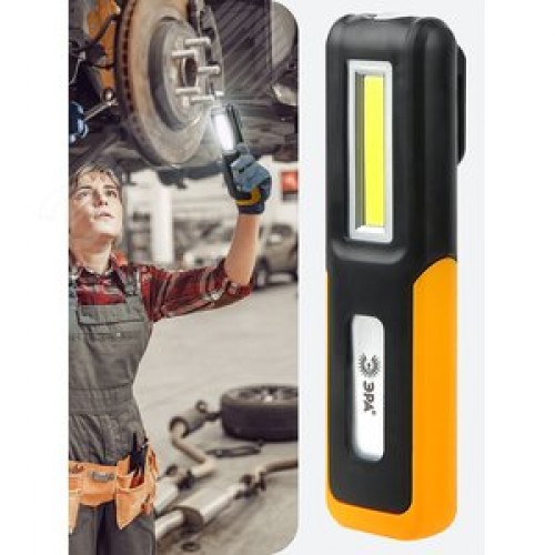 Фонарь светодиодный Рабочие, Практик RA-803 аккумуляторный, крючок, магнит, micro USB