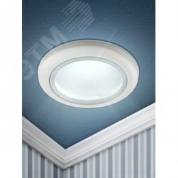 Светильник ИВО-50w 12/220в,GU5.3,белый