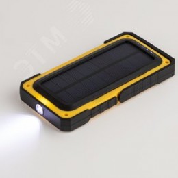 Фонарь светодиодный Рабочие Практик RA-811 ручной, аккумуляторный, 15 Вт COB, powerbank, солнечная батарея, магнит