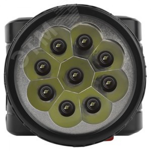 Фонарь налобный светодиодный 4Вт 50Лм IP40 LED 2 режима аккумуляторный TG9 черный