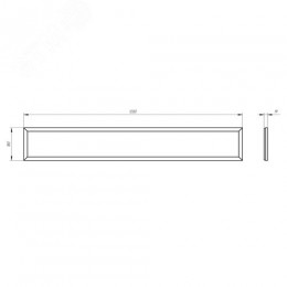 Светильник светодиодный ДВО/ДПО SPO-7-50-6K-P 50Вт 5040Лм 6500К 1200х180 призма