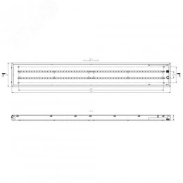 Светильник светодиодный SPO-920-3-65K-032 32Вт 6500К 3360Лм IP40 1195х180х40 матовый