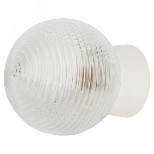 Светильник НБП 01-60-004 с прямым основанием Гранат стекло IP20 E27 max 60Вт D150 шар