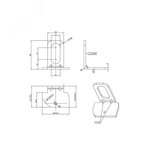 Cветильник cветодиодный подвесной ДСП 100Вт 10000Лм IP65 5000К Кп<5% КСС Д IC SPP-403-0-50K-100