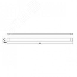 Светильник светодиодный офисный SPO-531-B-40K-036 36Вт 4000К 3960Лм IP20 1200мм опал ЧЕРНЫЙ