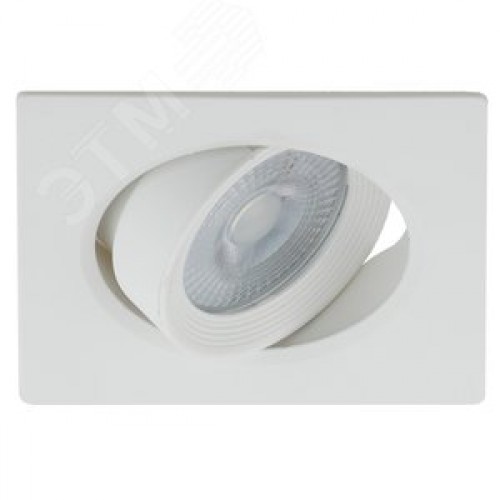 KL LED 21A-5 3K WH Точечные светильники светодиодный квадратный поворотн. LED SMD 5W 3000K, белый