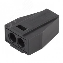 Клемма СМК с пастой серии 302, 2 отверстия, 0,5-2,5 мм2 10 NO-224-52