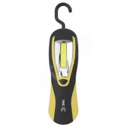 Фонарик подвесной в палатку на батарейках 3хАА, ударопрочный, магнитный, покрытие soft touch RB-701 Практик