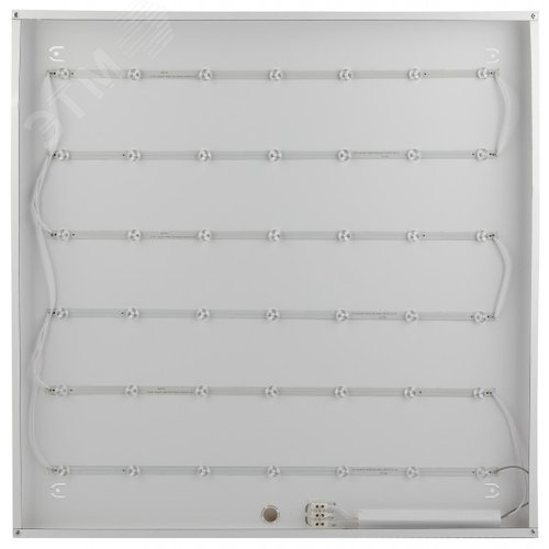 Светильник светодиодный ДВО/ДПО 38Вт 3990Лм 4000K IP40 с равномерной засветкой 595х595х40 матовый SPO-910-9-40K-038