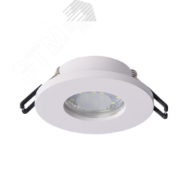 Светильник встраиваемый влагозащищенный WR3 WH MR16/GU5.3, IP44, белый