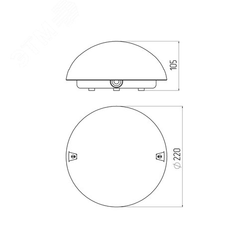 Светильник пластик, плафон пластик, под лампу с цоколем Е27 НБП 06-60-001