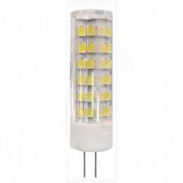Лампа светодиодная LED 7 Вт 560Лм 2700К капсула теплый G4 170-265В LED JC-7W-220V-CER-827-G4 Standart