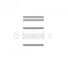 Cветильник cветодиодный подвесной ДСП 100Вт 10000Лм IP65 5000К Кп<5% КСС Д IC SPP-403-0-50K-100