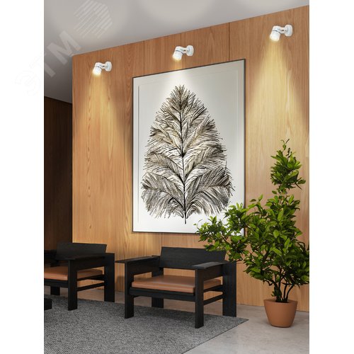 Светильник Накладной, белый OL4 GU10 WH (50/900)