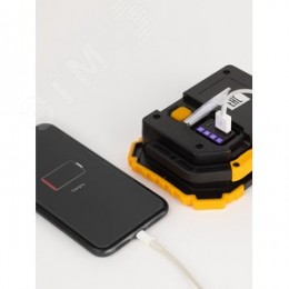 Светодиодный фонарь Рабочие Практик PA-802 прожектор аккумуляторный 15Вт, COB, 6 режимов Элементы питания в комплекте