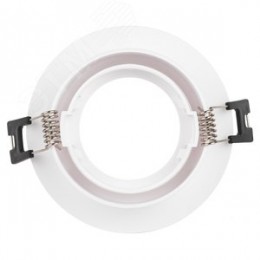 Светильник встраиваемый декоративный KL92 WH MR16/GU5.3 белый, пластиковый (MR16/GU5.3 в комплект не входит)