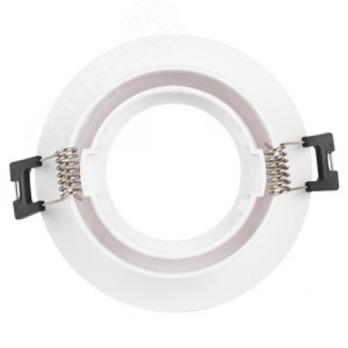 Светильник встраиваемый декоративный KL92 WH MR16/GU5.3 белый, пластиковый (MR16/GU5.3 в комплект не входит)