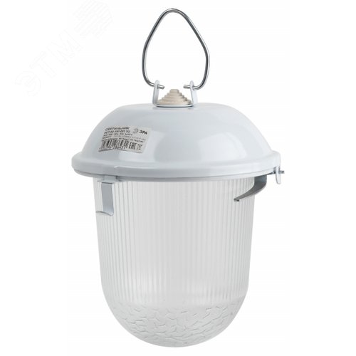 Светильник НСП 41-200-001 без решетки Желудь сталь / стекло IP54 E27 max 200Вт 185х260 белый