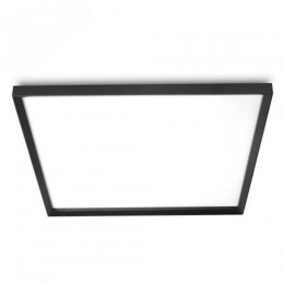 Светильник светодиодный ДВО-38Вт 3600Лм 4000К IP40 ГРИЛЬЯТО 588x588 матовый черный